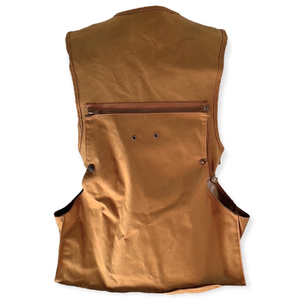 RARE Vintage Carhartt Hunting Vest Super Dux Novelty Hound Duck 60s Size Small - Picture 7 of 13